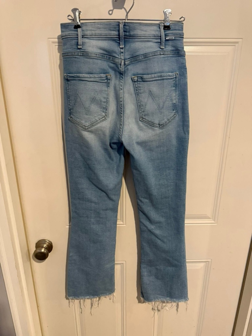 Mother the hustler ankle fray jeans